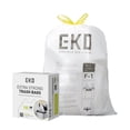 thumbnail image 1 of Bolsas de basura EKO, rollo de fácil dispensación, 100 unidades, extra fuertes, 8 galones, 1 of 9