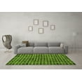 thumbnail image 3 of Ahgly Company Indoor Rectangle Oriental Green Modern Area Rugs, 5' x 8', 3 of 4