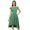 Green, variant on Bimba Women's Asymmetrical Hem Short Sleeve Cotton Dress Casual I Love Beer Printed Dress