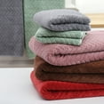 thumbnail image 5 of Twfbrm 2 Piece Microfiber Bath Towel Set, Coral Velvet Highly Absorbent Jacquard Bath Towels, 400GSM Ultra Soft and Lightweight Microfiber Hand Bath Towels for Bathroom Gym Beach Hotel and Spa, 5 of 9