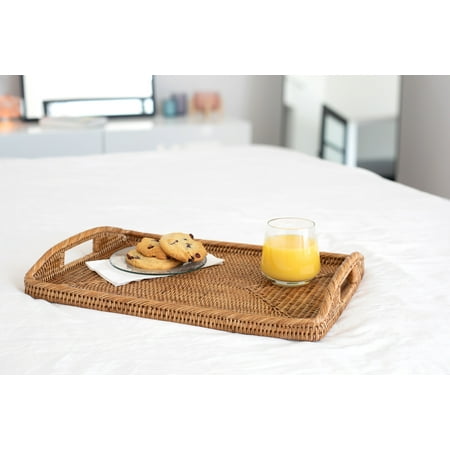 

Artifacts Rattan™ Rectangular Serving Tray With High Handles