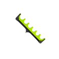 thumbnail image 2 of pitrice Fishing Rod Pole Holder Carp Bank Tripod Pole Rest Head Rack 5 Hole 312mm, 2 of 4