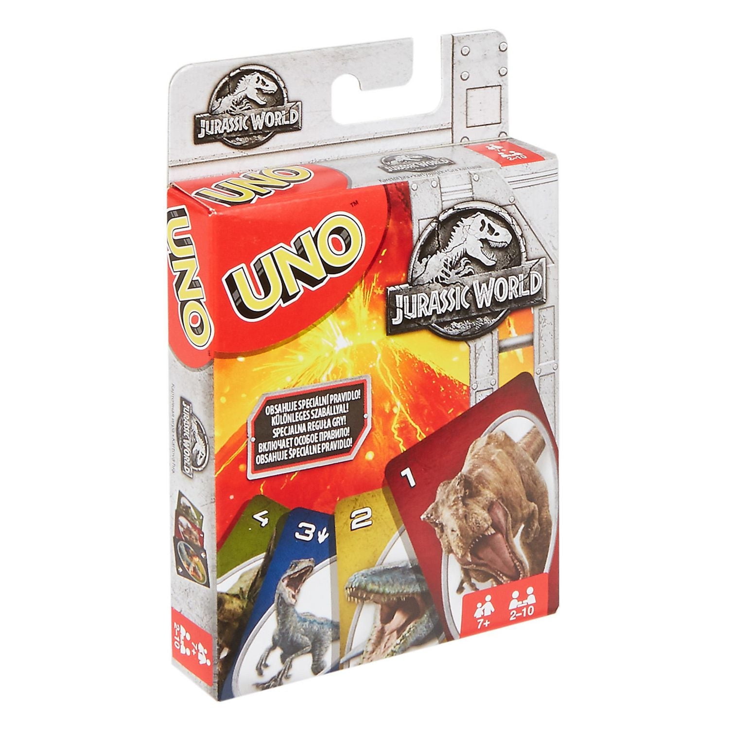 Jeu de cartes UNO Jurassic World (FLK66)
