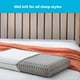 thumbnail image 4 of Almohada King Linenspa Memory Foam Carbón de Bambú Hipoalergénica con Funda Lavable y Diseño Ventila, 4 of 6