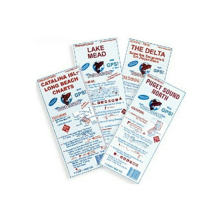 New Fish-n-map fish-n-map 8265 Territory LAKE CAMANCHE/FOLSOM LAKE