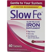 Slow Fe Slow Release Iron Tablets 60 ea (Pack of 2)
