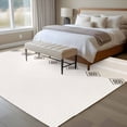 thumbnail image 5 of Khaki Linear 8'x10' Large Area Rugs Minimalist Boho Cream Beige Stripes Farmhouse Washable Area Rugs Non-Slip Indoor Floor Mats Large Carpet for Living Room Bedroom Dining Room, 5 of 9