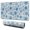 Blue Christmas Snowflake, variant on Long Mouse Pads for Desk,Black Christmas Folk Pattern Desk Mats on Top Of Desks, Desk Mouse Pad Extra Large with 3mm Non-Slip Base and Stitched Edge for Gaming,Office,Work,Home 47.3x23.6in