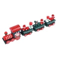 thumbnail image 3 of Adorno de tren navideño pintado a mano Trenes Estatuillas Artesanía para Festival Living Verde Zulema Trenes en miniatura, 3 of 8