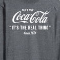 thumbnail image 3 of Coca-Cola - It's the Real Thing - Men's Long Sleeve Graphic T-Shirt, 3 of 5