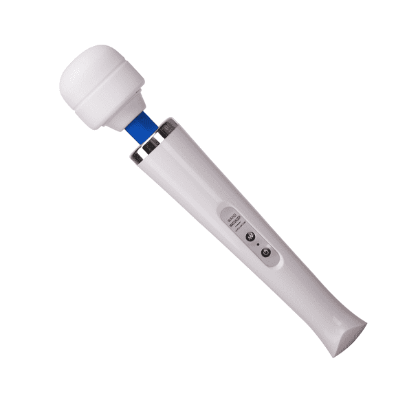 XIRQI Massager Wired Powerful Handheld Electric Back Massager Wand Strong Personal Vibrations Massage for Sports Recovery with 10 Speeds Wihte