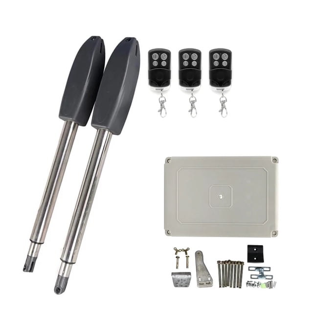 400KG Automatic Electric Swing Gate Opener Kit Pull Arm Drive Swing Door Operator Motor Actuator Multi Remote Control Optional ,Easy to Install
