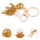 thumbnail image 2 of Llavero con colgante para bolso, diseño de animal con diamantes de imitación y elefante, ideal como abalorio para bolso de mujer, 2 of 7