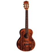 Luna Henna Series Dragon Mahogany Baritone Size Acoustic Electric Ukulele