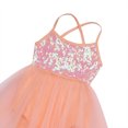 thumbnail image 5 of Niñas sin mangas lentejuelas bailarina tul elegante Ballet danza gimnasia leotardo disfraz niñas vestido danza actuación Ropa de baile, 5 of 5