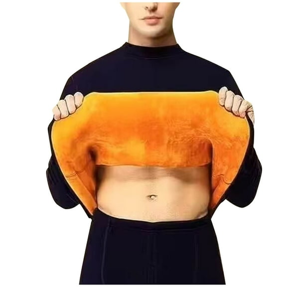 yillto Fleece Sweatshirts for Men Thick Fleece Lined Pullover Long Sleeve Warm Fall Winter Sweatshirt