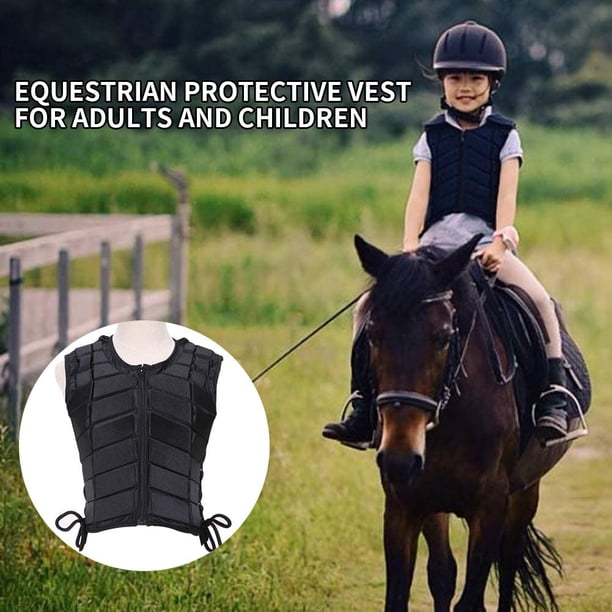 Gilet De Protection Équitation Enfant – Gilet Sécurité Entraînement CS – Garçons & Filles – Confort & Absorption Chocs Maximale