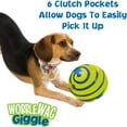 thumbnail image 4 of Wobble Wag Giggle Glow Ball Interactive Dog Toy Fun Giggle Sounds When Rolled or Shaken Pet Indoor Outdoor Training Ball Toys, 4 of 6