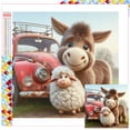 thumbnail image 1 of Kit Con Cuentas Cuadradas 5D DIY Del Arte 35x35cm, 1 of 9