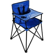 ciao! baby Portable High Chair for Babies and Toddlers, Compact Folding Travel High Chair with Carry Bag for Outdoor Camping, Picnics, Beach Days, and More (Blue)