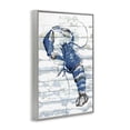 thumbnail image 3 of Stupell Industries Shabby Chic Blue Lobster on Distressed Gray Framed Giclee Art, 12 x 18, by Jessie Perry, 3 of 8
