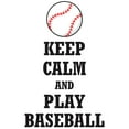 thumbnail image 3 of CafePress - Keep Calm And Play Baseball Women's Light Pajamas - Women's Short Sleeve Print T-Shirt and Pants Light Cotton Pajama Set, 3 of 7
