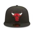 thumbnail image 2 of Gorra New Era Chicago Bulls 59Fifty UNISEX 70343294 negro 7 3/8, 2 of 5