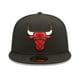 thumbnail image 2 of Gorra New Era Chicago Bulls 59Fifty UNISEX 70343294 negro 7 3/8, 2 of 5