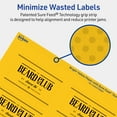 thumbnail image 5 of Avery Printable Rectangle Labels, Bright Yellow, 2" x 3", 160ct, 5 of 11
