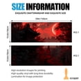 thumbnail image 3 of Japanese Pagoda & Blood Moon Mountain Car Hood Vinyl Wrap Sticker - Waterproof Self-Adhesive Decal with Red Moon, Traditional Japanese Architecture - Fit for Most Cars, Trucks, SUVs - Scratch, 3 of 6