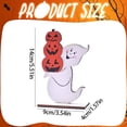 thumbnail image 3 of Halloween Decorations Desktop Ornament Wooden Figurine Design For Home Holiday Tabletop Cute Halloween Decor, 3 of 9