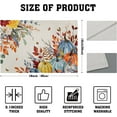 thumbnail image 4 of mubwai Fall Thanksgiving Placemats Set of 4 Watercolor Autumn Pumpkins Floral Linen Table Mats 12x18 Inch Washable Heat Resistance for Kitchen Dining Farmhouse Holiday Decor, 4 of 8