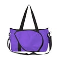 thumbnail image 1 of Bolsa de mano de tenis para adultos, bolsa de almacenamiento de raquetas, bolsa cruzada impermeable púrpura, 1 of 8