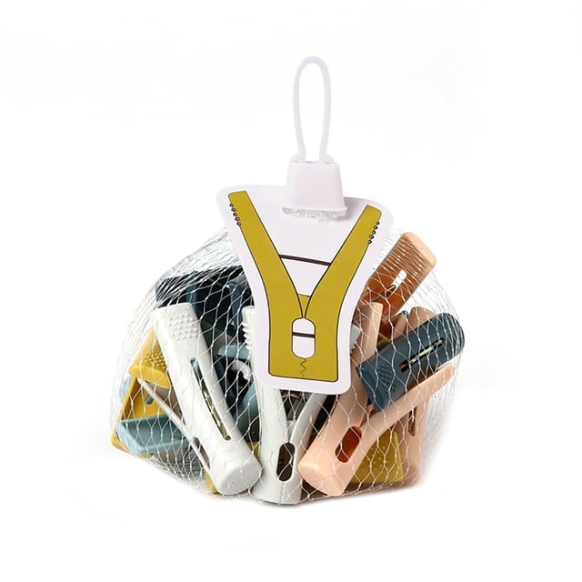 Pinza Para Ropa, Pinza De Plástico Para Tela, Punta Plana, Abrazadera De Secado Antideslizante Para Baby Shower Y Colgante matsuzay HA025995-02