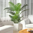 thumbnail image 3 of ShadeMart 63" Faux Areca Palm Tree - Real Touch Leaves, Potted | Indoor/Outdoor Modern Decor, 3 of 8
