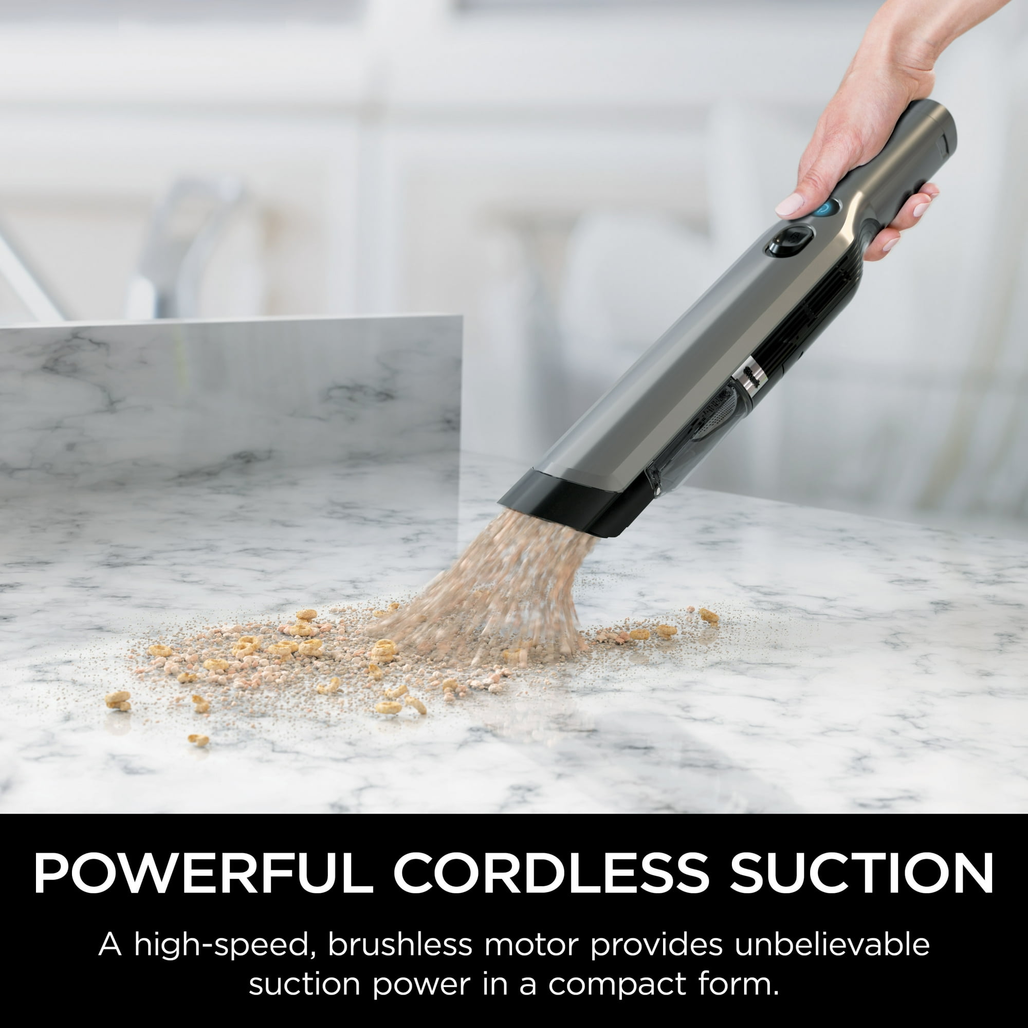 Shark Cordless Handheld Vacuum, Powerful Suction, High-Speed Brushless Motor, Ultra-Lightweight, Easy Emptying & Charging Dock, Graphite WV200