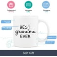 thumbnail image 6 of Maustic Best Grandma and Grandpa Ever Coffee Mugs Grandparents Mug Set from Grandkids Grandchildren Anniversary Birthday Gift for Grandparents Father's Day Mother's Day Gift for Grandparents, 6 of 8