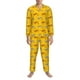 thumbnail image 3 of Balery Leopard Print Pijama para Hombre de Dos Piezas con Manga Larga, Conjunto de Dormir y Descanso Suave con Bolsillos-Medium, 3 of 7