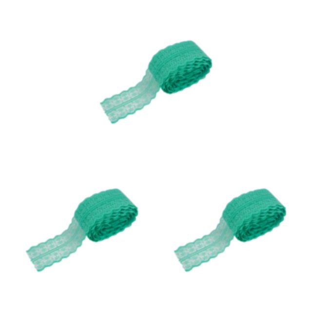 Inteprter Hermosos diseños con cinta de encaje blanco: tela multifuncional y ampliamente utilizada que se siente cómoda verde oscuro Type1 NO1