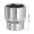 thumbnail image 2 of 3/8-inch Drive 21mm 6-Point Shallow Socket, Cr-V Steel Socket, 2 of 5
