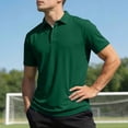 thumbnail image 6 of Regular Fit Button Placket Lapel Shirt, Quick Dry Airy Material Multi Scene Mens Outdoor Casual Top, 6 of 9