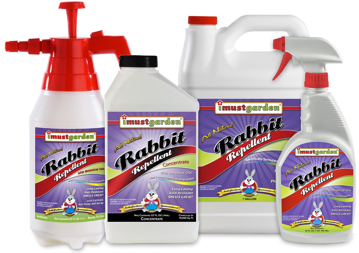 I Must Garden Rabbit Repellent: 32oz Concentrate