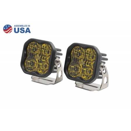 Diode Dynamics Worklight SS3 Pro Yellow Driving Standard Pair Universal DD6132P