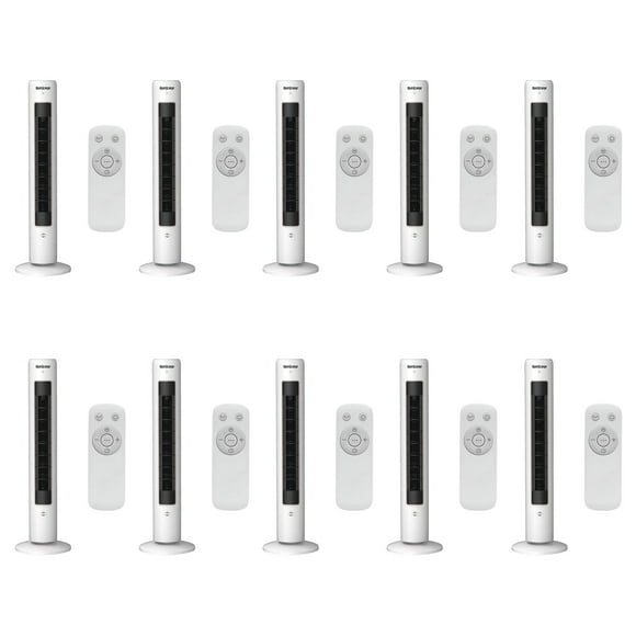 Hurricane 40 In Ventilador de torre de triple acción para mejorar el aire y difusor de aromaterapia con control remoto y construcción tipo montaje en piso