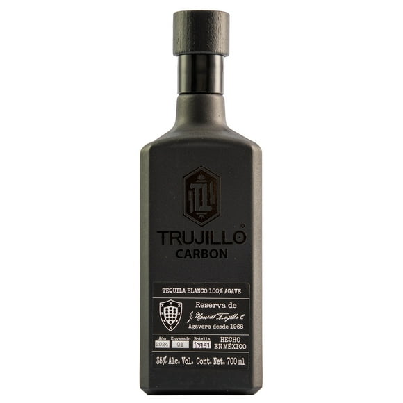 Tequila Trujillo Blanco Carbón 700 Ml Trujillo Tequila Blanco