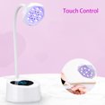 thumbnail image 4 of Lámpara de uñas inalámbrica LED UV secador de uñas recargable detección automática Control táctil luz de uñas de secado rápido 360 ° Lámpara de mesa flexible, 4 of 5