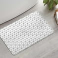 thumbnail image 2 of Black White Checkerboard Checkered Pattern Bathroom Rugs Mat,Non Slip Microfiber Bathroom Rug,Rubber Backing,Soft Bathroom Mats for Bathroom Floor,Tub and Shower,17x27in(43x68cm), 2 of 5