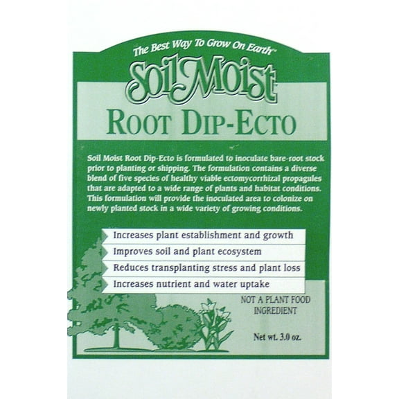 Soil Moist Root Dip Ecto Trees and Shrubs Fertilizers, 3 oz with Increases Plant Establishment and Growth