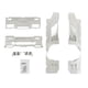 thumbnail image 1 of Kits de blindaje para coche RC D12, mejora de carrocería ancha con envolvente de resina Plata, 1 of 9