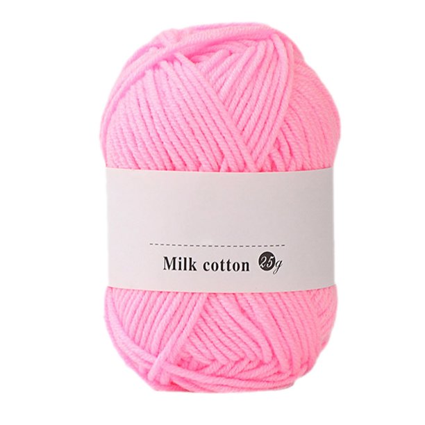 Uuiauoio 25g Soft Comfortable Cotton Blend Milk Yarn Fabric Wool Crochet Knitting Supplies for Handcrafts Spinning Materials
